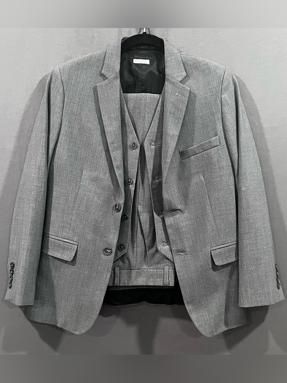 Calvin Klein Heather Grey 3 Pc Suit Boys/Youth